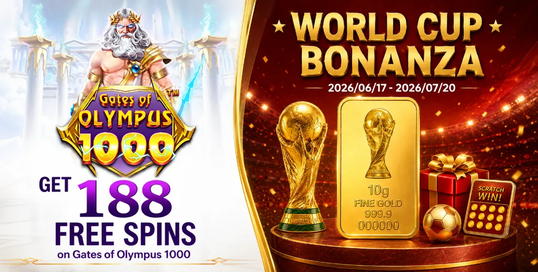 World Cup Bonanza — 188 Free Spins